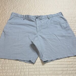 Izod Light Blue Men's Flat-Front Casual Shorts SIZE 40